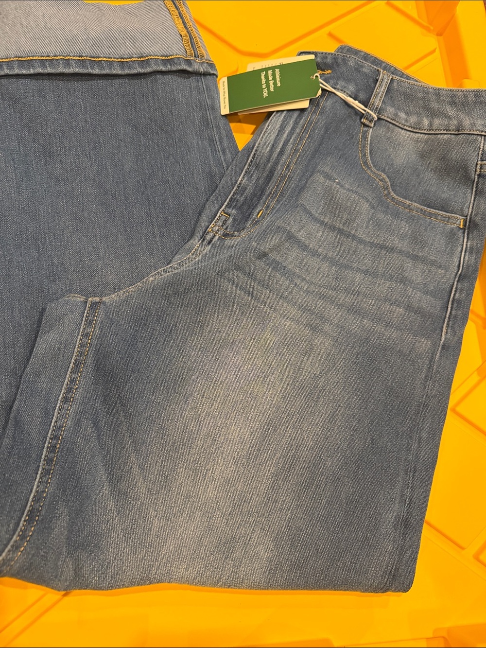 HALARA Light Blue Relaxed Fit Men's Jeans - Picture 2 of 3